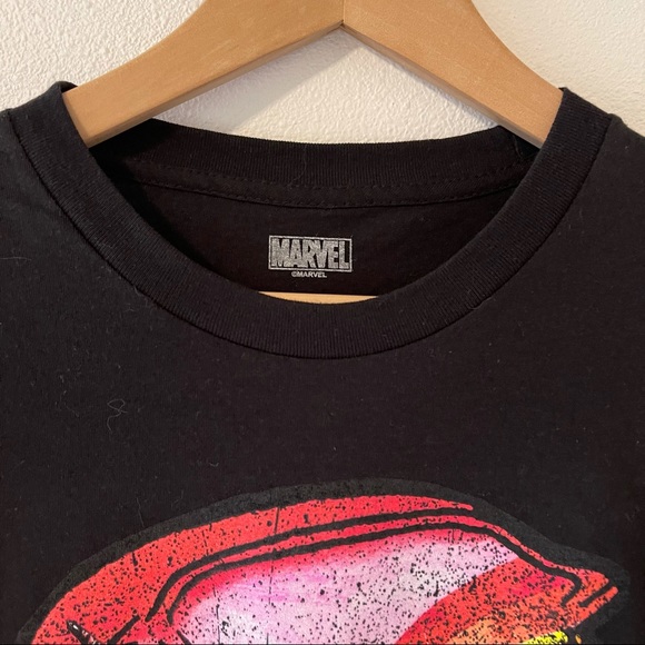 Marvel Dead Pool In Your Head Unicorn Graphic Crewneck Short Sleeve Tee-Large - Picture 4 of 7